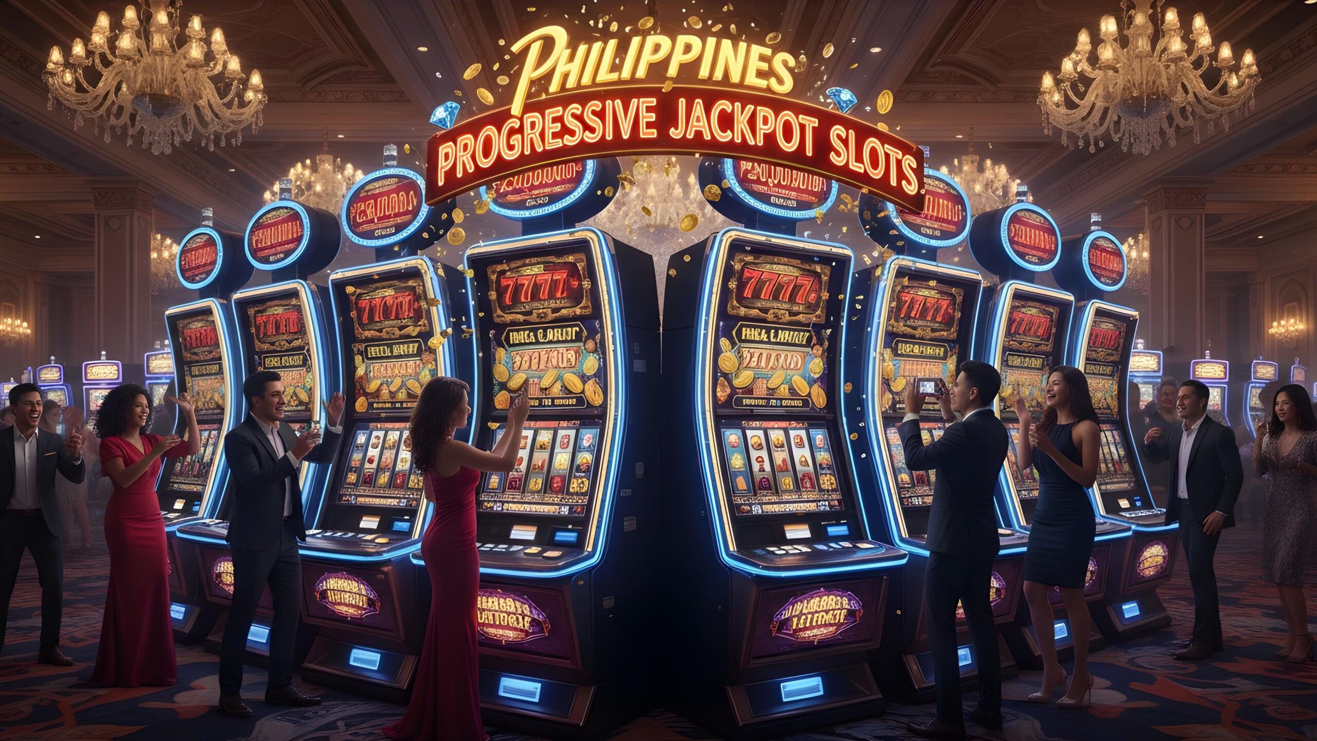 Progressive jackpot slot machines available in casinos
